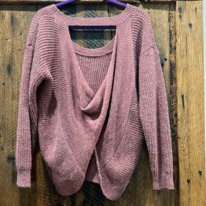 Draped Back Miracle Sweater Stitch Fit